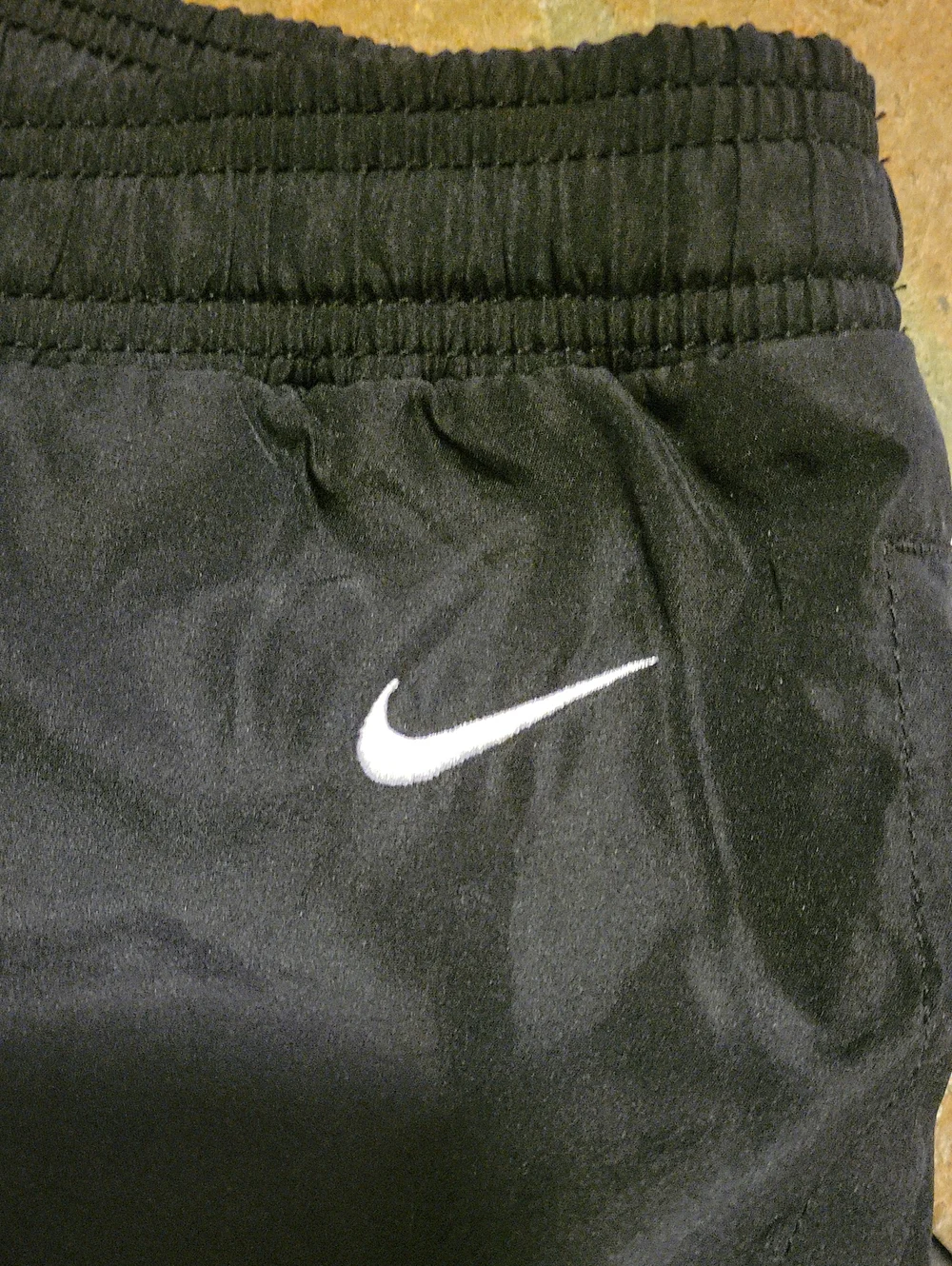 Y2k Nike The Athletic Dept Black Windbreaker Track Pants Women’s Size M, EUC